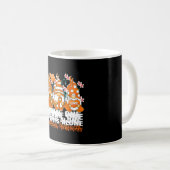 Mug Gnome un combat seul orange de sensibilisation à l (Devant droit)