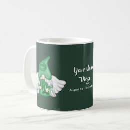 Mug Gnome Virgo Astrologie Signal Angel Votre nom
