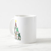 Mug Gnomes Arbre de Noël Drôle Jours fériés Hommes Fem (Devant gauche)