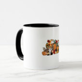 Mug Gnomes d'action de grâce Feuilles Gnomes Funny Fal (Devant gauche)
