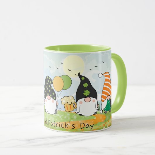 Mug Gnomes de la Saint Patrick (Devant droit)