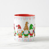 Mug Gnomes de Noël de jolies caricatures (Centre)