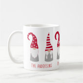 Mug Gnomes de Noël mignons personnalisés (Gauche)
