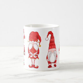 Mug Gnomes de Noël Rouge Festif