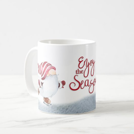 Mug Gnomes de patinage (Devant gauche)
