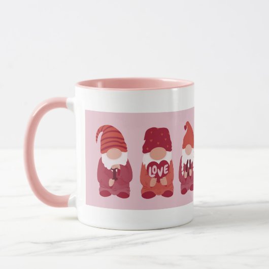 Mug Gnomes de Saint Valentin Je t'aime Art (Gauche)