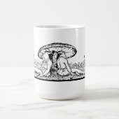 Mug Gnomes dormant sous un champignon (Centre)