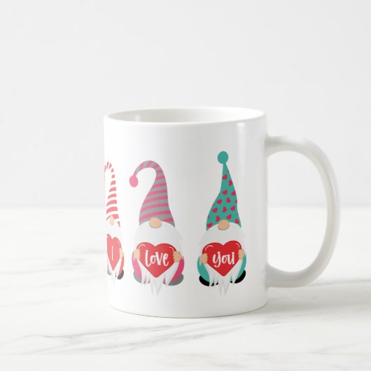 Mug Gnomes Je T'aime Mignon Fun Saint Valentin (Droite)