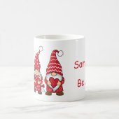 Mug Gnomes rouges aux coeurs Saint Valentin personnali (Centre)