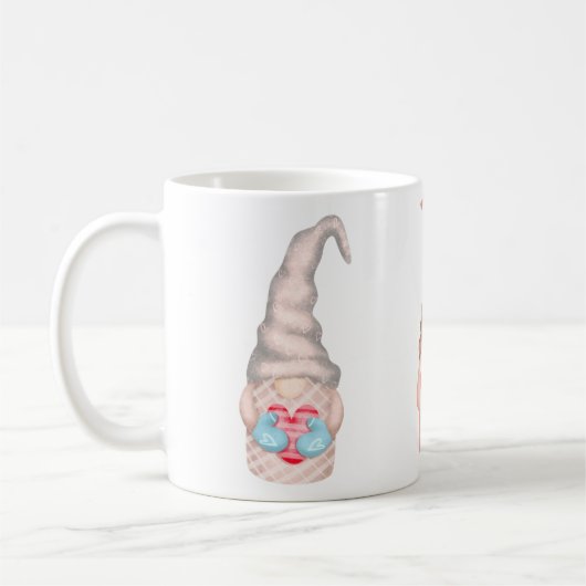 Mug Gnomes Valentines Vacances (Gauche)