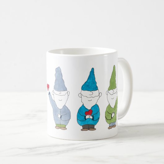 Mug Gnomes With Hearts (Devant droit)