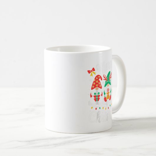 Mug Gnomes Xmas Drôle Joyeux Escouade De Noël Pour Hom (Devant droit)