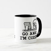 Mug Go Away IM Coding (Devant droit)