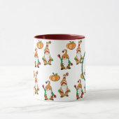 Mug Go Big ou Go Home, mignonne Gnome de dessin (Centre)