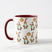 Mug Go Big ou Go Home, mignonne Gnome de dessin (Gauche)