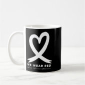 Mug Go Red In February Heart Disease Awareness Health  (Gauche)