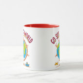 Mug Go See The World Kids Travel Drawing (Centre)