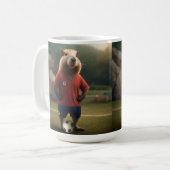 Mug "Goal-Scoring Capybara : The Ultimate Soccer Star (Devant gauche)