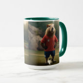 Mug "Goal-Scoring Capybara : The Ultimate Soccer Star (Devant droit)