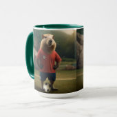 Mug "Goal-Scoring Capybara : The Ultimate Soccer Star (Devant gauche)