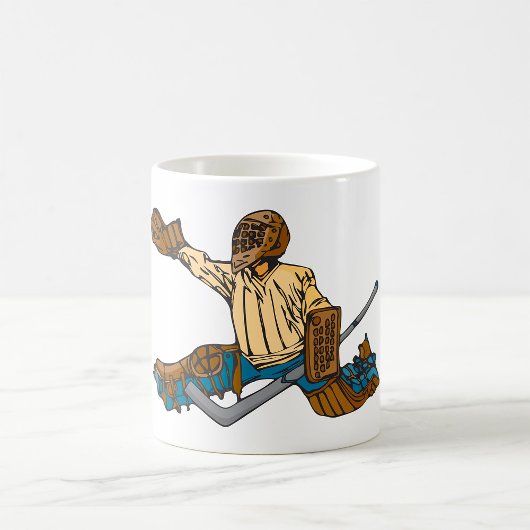 Mug Goalie de hockey