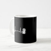 Mug Goalkeeper de hockey sur glace - Hearbeat Ekg G (Devant gauche)