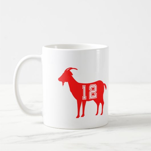 Mug GOAT 12 - Le plus grand de tous les temps No 12 (Gauche)