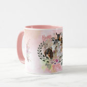Mug GOAT ART | Accueil où mes chèvres sont GetYerGoat (Devant gauche)