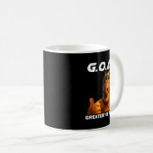 Mug Goat Greatest Of All Time Funny Meme  (Devant droit)