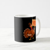Mug Gobble Ceci En Turquie Anti Thanksgiving Animal We (Devant droit)