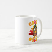 Mug Gobble Gobble Thanksgiving (Devant droit)