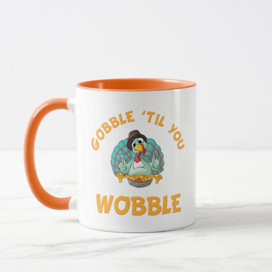 Mug Gobble jusqu'à ce que tu veuilles marrer la Turqui (Gauche)