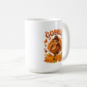 Mug Gobble Turkey Cute Thanksgiving Fall Quote (Devant droit)