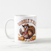 Mug Gobble vous tous western Thanksgiving (Gauche)