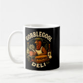 Mug Gobbol Turkey Thanksgiving Italian Turkey Chef (Gauche)