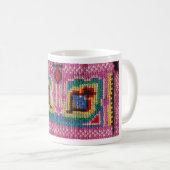 Mug Gobelet avec un motif de broderie refroidi (Devant droit)