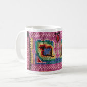 Mug Gobelet avec un motif de broderie refroidi (Devant gauche)