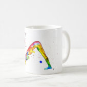 Mug Gobelet de yoga aquarel (Devant droit)
