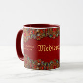 Mug Gobelet drôle Runneth de café de médiéviste plus (Devant gauche)