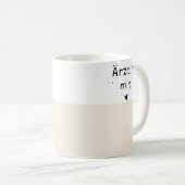 Mug Gobelet pour médecins avec coeur (Devant droit)