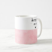Mug Gobelet pour médecins avec coeur (Devant droit)