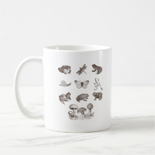Mug Gobli Frogue Académie Champignon Esthétique Cottag