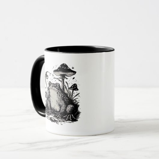 Mug Goblincore Frog Minimal Classic Design (Devant gauche)