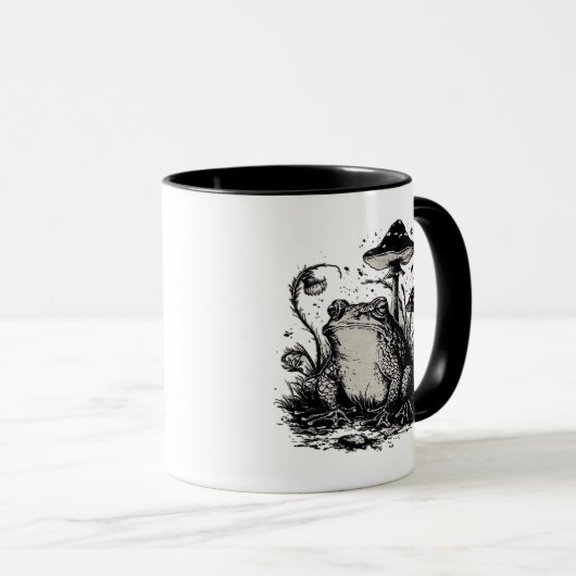 Mug Goblincore Frog Minimal Classic Design (Devant droit)