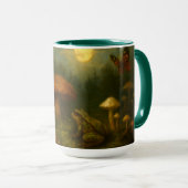 Mug Goblincore Mushrooms, Snails & Frog In Moonlight (Devant droit)