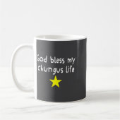 Mug God Bless My Chungus Life, Funny Brainrot Meme Gen (Gauche)