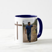 Mug God cares for you (Devant droit)