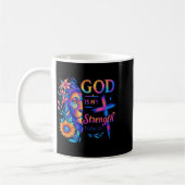 Mug God Is My Strength Psalm 28_7 Lion Tee  (Gauche)