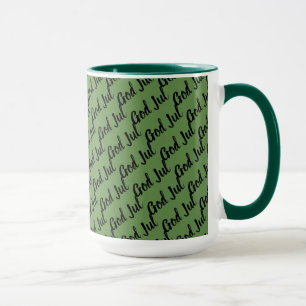 Mug God Jul—joyeux Noël en écriture suédoise en patt