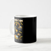 Mug God Says I Am Christian Bible Verses Boys Construc (Devant gauche)